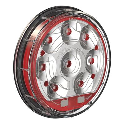 JW Speaker Model 234 LED Heated Stop/Tail/Turn Light with Harness (Red) - 0346264